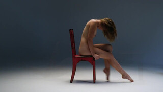 8. Red Chair posing