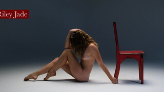 3. Red Chair posing