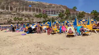 4. Gran Canaria Amadores Beach at 29 °C on 29.01.2020 (Be Ready!)