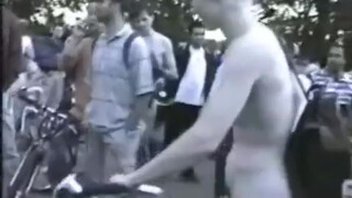 4. Great sequences of full frontal public nudity featuring boobs and bush (see timestamps in comments): Rare Footage Of The London 2004 Naked Bike Ride [Warning Contains Full Frontal Nudity]