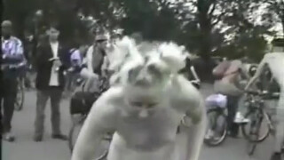8. Great sequences of full frontal public nudity featuring boobs and bush (see timestamps in comments): Rare Footage Of The London 2004 Naked Bike Ride [Warning Contains Full Frontal Nudity]