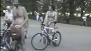 2. Great sequences of full frontal public nudity featuring boobs and bush (see timestamps in comments): Rare Footage Of The London 2004 Naked Bike Ride [Warning Contains Full Frontal Nudity]