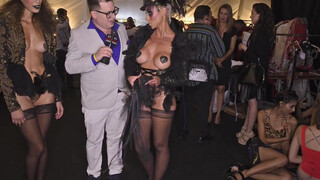 5. Boobs, even with pasties, are beautiful : Lingerie Models Backstage at Latrodectus Lingerie for Style Fashion Week LA