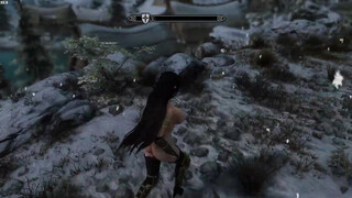 9. Do games count? (modded Skyrim, most of the video)