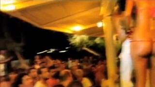 5. She doesn't realize her right nipple is exposed : Super Paradise Mykonos Sexy girls dancing ♥♥♥♥