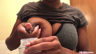 How To NATURALLY hand express BREASTMILK ???? (highly requested) (2:09)