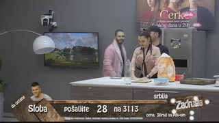 Ana Korac Boobs in Big Brother House