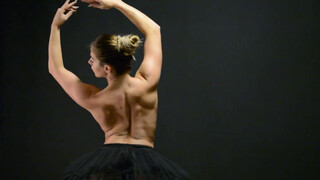 5. Photo shoot of topless ballerina : Tillie Black Swan