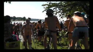 5. Naked bike ride [0:17] and throughout