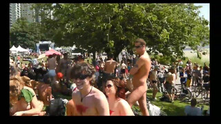 1. Naked bike ride [0:17] and throughout