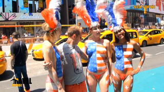 6. TIMES SQUARE - N.Y.C. | Topless Painted Ladies