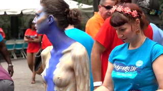 9. Vogue (STRIKE THE POSE) Body Painting Day (NYC) "2016"