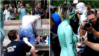 5. The Moment (BODY PAINTING DAY) New York City, USA "2014"