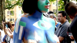 6. The Moment (BODY PAINTING DAY) New York City, USA "2014"