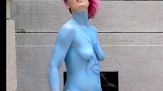 1. The Moment (BODY PAINTING DAY) New York City, USA "2014"