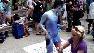 10. The Moment (BODY PAINTING DAY) New York City, USA "2014"