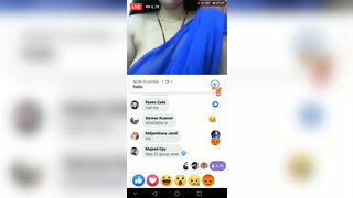 5. Desi aunty nude live stream on Facebook || Hot Aunty Facebook live stream