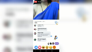 6. Desi aunty nude live stream on Facebook || Hot Aunty Facebook live stream