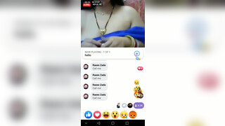 1. Desi aunty nude live stream on Facebook || Hot Aunty Facebook live stream