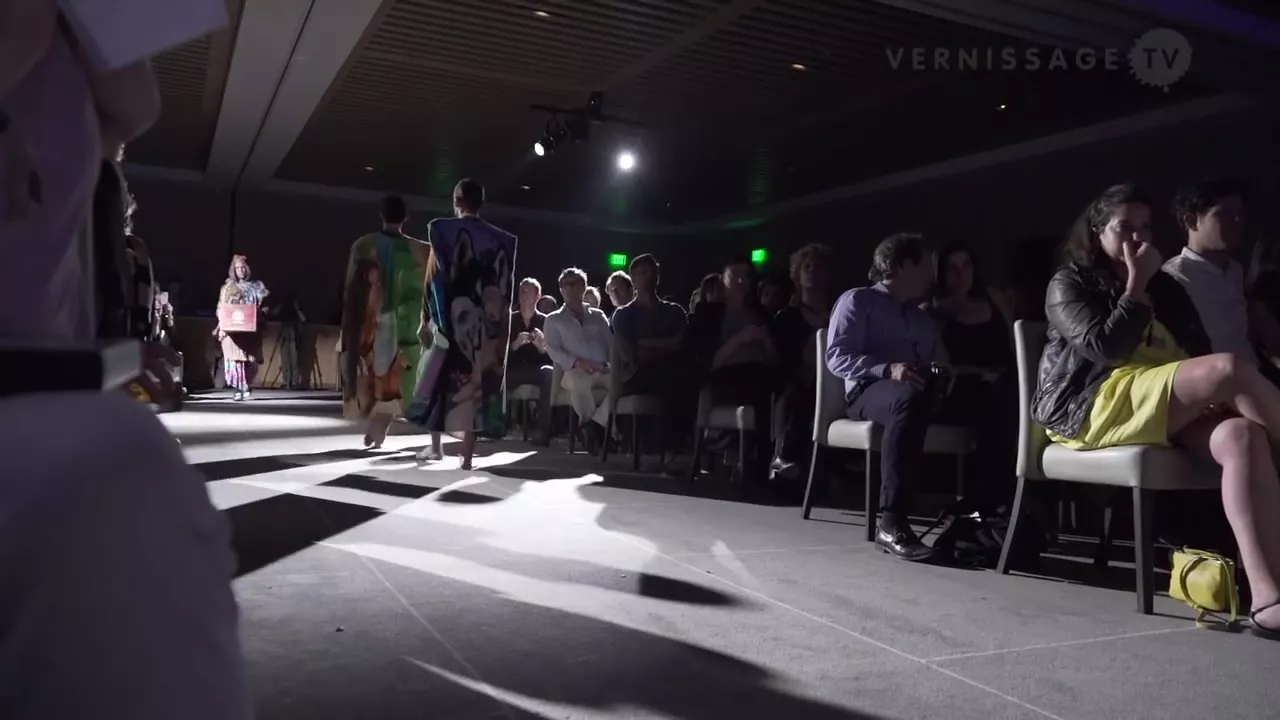 Completely naked model at a fashion show | Nude Video on YouTube |  nudeleted.com