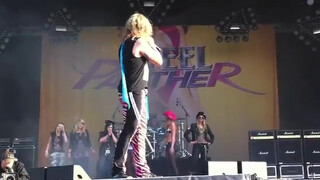 10. Steel Panther Big Boobs on stage Sweden Rock Festival 2012