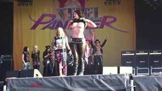 2. Steel Panther Big Boobs on stage Sweden Rock Festival 2012