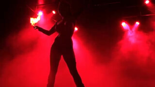 5. Ivizia's fire act at Dante's Sinferno Cabaret 10/26/2014