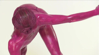 4. Flexible nude art model