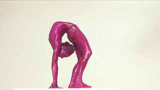 5. Flexible nude art model