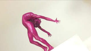 8. Flexible nude art model