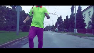 9. Russian music video with big boob jogger