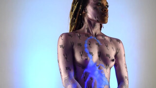 5. Scorpio Body Painting - Sexy