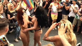 5. LGBT Week in Istanbul. Typical Lesbian Behavior in Turkey @ 0:21 and YIKES!