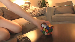 1. Tessa Fowler Solves A Rubik's Cube - Attempt 1