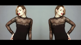 6. model Maison Close shows a lot in this video that's not even age redistricted