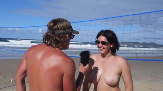 7. Beach Nude Girl Interview. NAR not age restricted