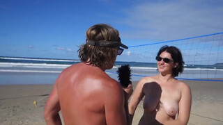 3. Beach Nude Girl Interview. NAR not age restricted