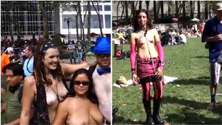 5. Go Topless Pride Parade - Before & After (NYC) 2014