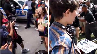 6. Go Topless Pride Parade - Before & After (NYC) 2014
