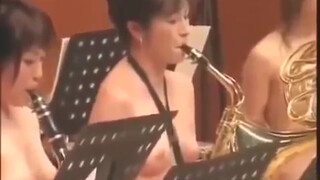 8. Japanese girls nude symphony orchestra (Throughout)