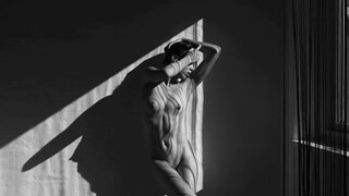 8. Shadow Tango: Nude Model Dancing in Beautiful Light by CommandoArt