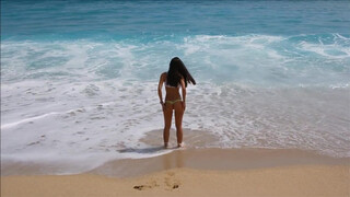8. Sheer bikini beach