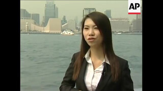 1. Naked newsreader on Hong Kong television