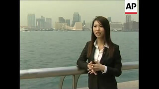 2. Naked newsreader on Hong Kong television