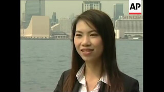 3. Naked newsreader on Hong Kong television