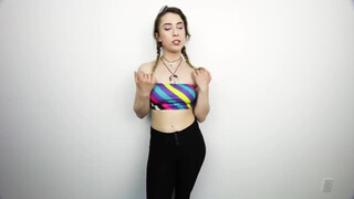 3. TRY ON HAUL **Very SEXY** DOLLSKILL Tops - See through at 4:32 and nips at 6:26