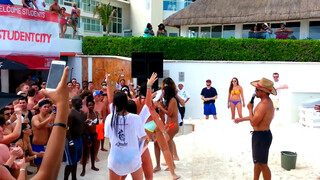8. Spring Break wet T-shirt Contest, Cancun - Dog's Life