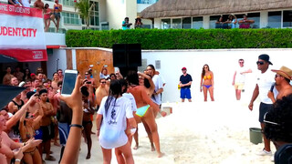 2. Spring Break wet T-shirt Contest, Cancun - Dog's Life