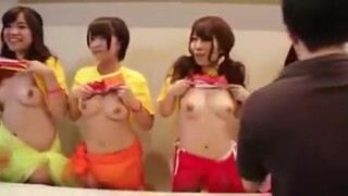 [Part 2] Japanese group titty flash + groping [Throughout]