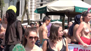 1. The 2018 NYC GoTopless Day: End Of Event At Bryant Park